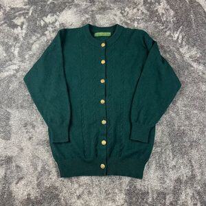 The Carnegie Club Scotland 100% Cashmere Cardigan Emerald Green Women's S